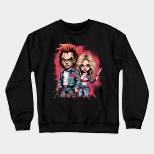 bad barbie and ken Crewneck Sweatshirt